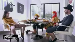 Play Naughty Family Dinner Turns Into Steamy Orgy: Teen, MILF, & Step-Sibling Action