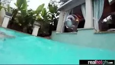 Afspelen Echte aantal hot good gf (lyra louval) spanged op televisiecamera video-opname-22
