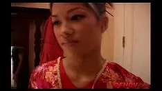 Missy blanqueadora de 18 años intenta ennegrecer gumshoe 233